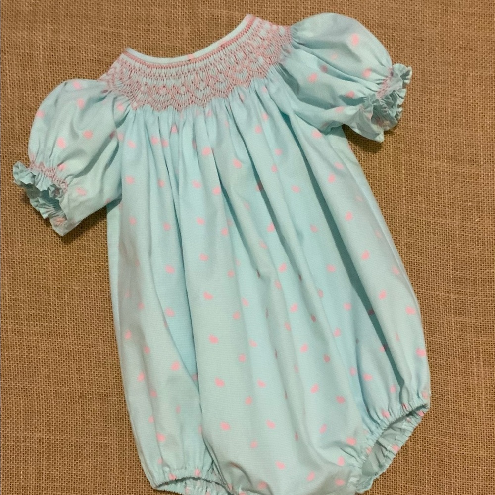 Smocked Easter bishop bubble